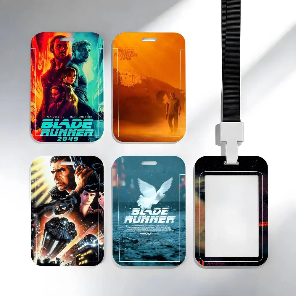 

1pc Blade Runner Classic Movie ID Card Sleeve School Card Access ID Card Bus Meal Card Protective Sleeve Easy Push