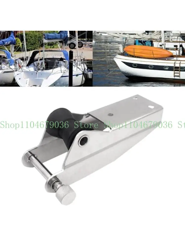 

652F Boat Roller Bracket Marine Docking Hardware Accessories Stainless Steel Rollers Fixed Holder Bracket