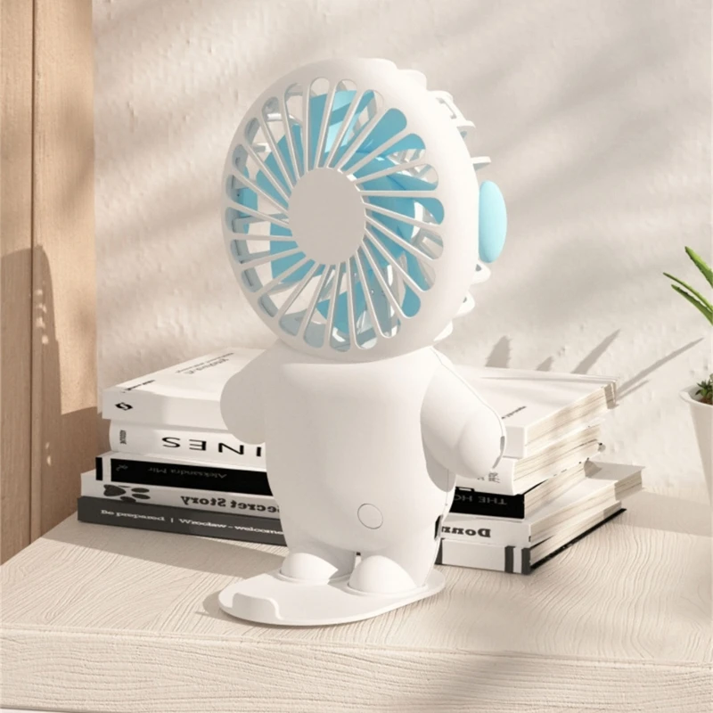 야외 실내 미니 휴대용 USB 충전 3 단 우주인 팬, 학생 핸드헬드 데스크탑 선풍기 포켓 전기 선풍기, 직송