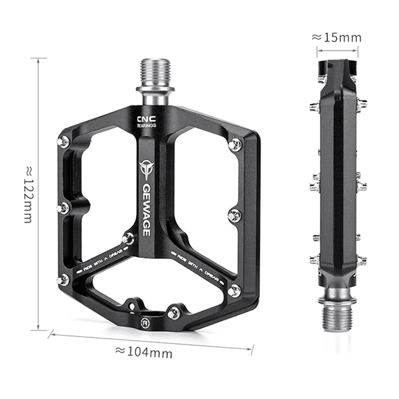 GEWAGE จักรยานเหยียบจักรยานเสือภูเขาเหยียบจักรยานเหยียบ Ultralight เหยียบ Cruisers เหยียบ Bmx เหยียบ Titanium-T61C