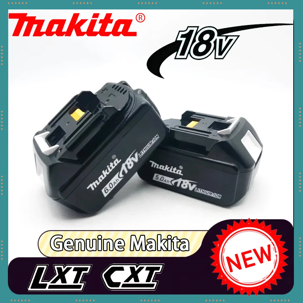 

Latest upgraded BL1860 rechargeable battery, 18 V 6Ah original Makita lithium battery, for Makita 18V battery BL1850 BL1830