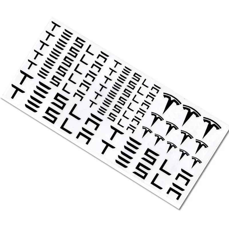 

Car Brake Caliper Handle Sticker for Tesla Model X S Y 3 P75D P85D P90D P100D Roadster Films Side Fender Window Letter Decals