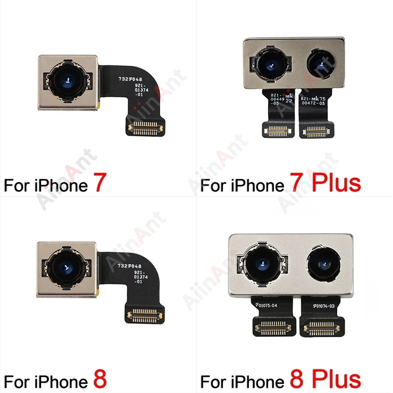 100% Test Ori Rear Camera Main Back Camera Flex Cable For iPhone 11 X Xr Xs Max 6 6s 7 8 Plus SE 2020 2022 2 3 With Sticker