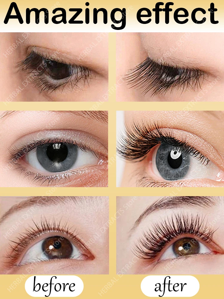 3 Tage schnelles Wimpern wachstum Serum Augenbrauen verbessern Wimpern heben Verlängerung Wimpern verdickung