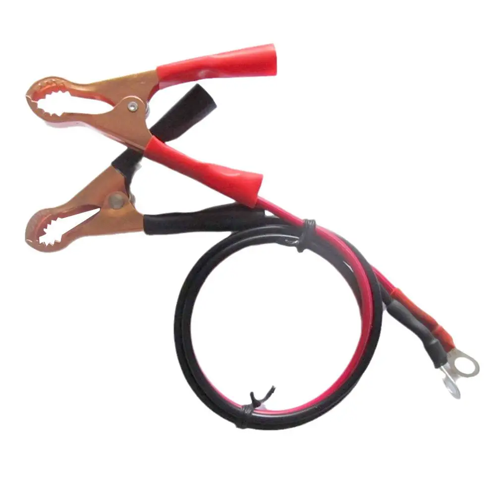 Alligator clip car cigarette lighter car loaded inverter adapter car cord 12V50A power line battery socket battery connecti E7K8