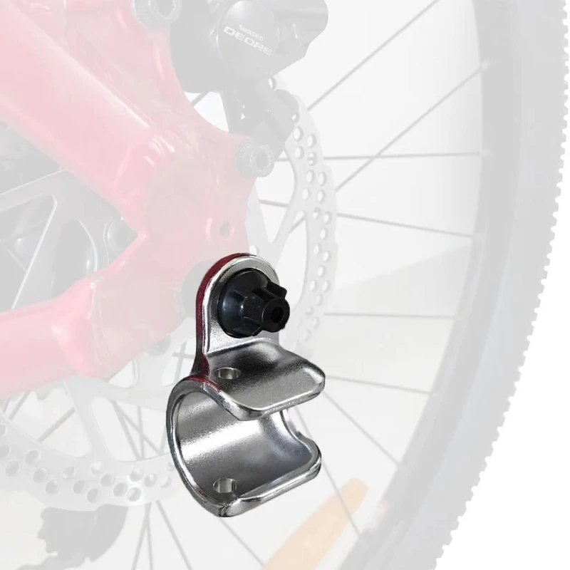 Engate de reboque de bicicleta de aço inoxidável, substituição para carrinho de thule, porta-copos, serve para reboques e carrinhos de montagem de eixo, 1/2 peças