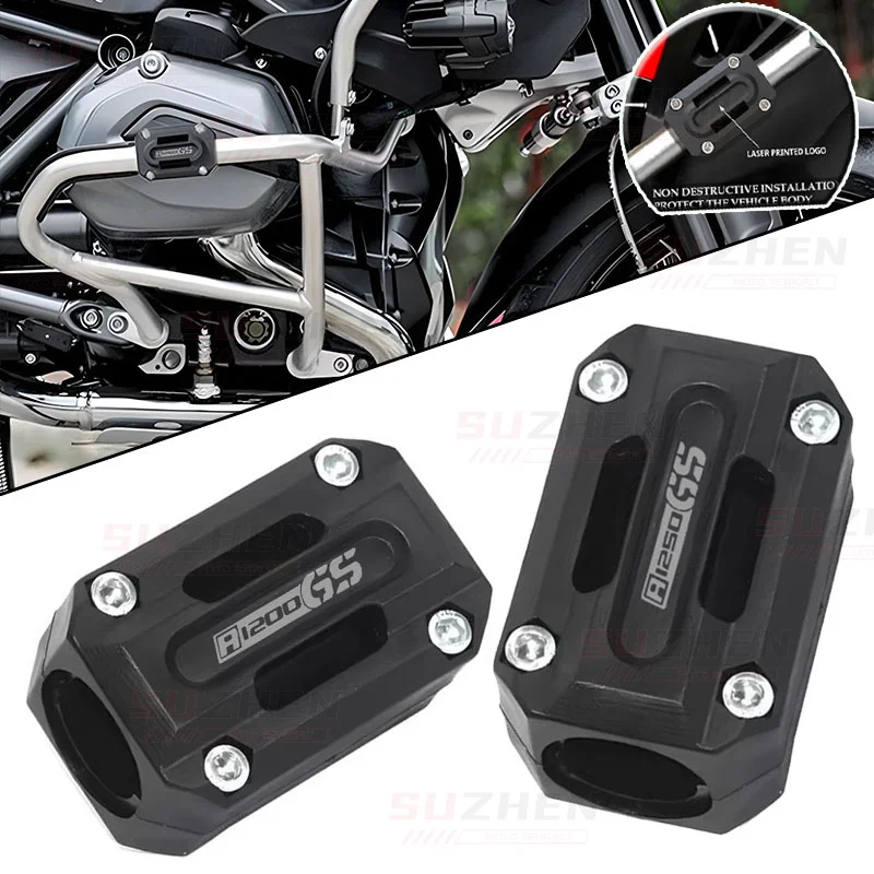 Motorcycle Engine Guard For BMW R1250GS R1200GS ADV F850GS Adventure F800GS F750GS Crash Bar Bumper Protector Decorative Block