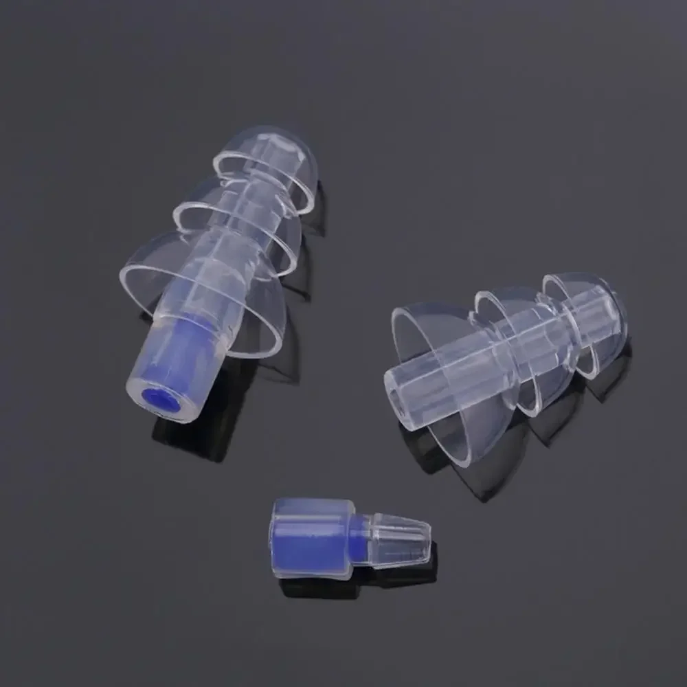 سماعة أذن سيليكون لحماية الموسيقى ، سدادات أذن مع فلتر ، تقليل الضوضاء ، إلغاء السمع ، قابلة لإعادة الاستخدام ، العناية بالنوم ، 27 ديسيبل