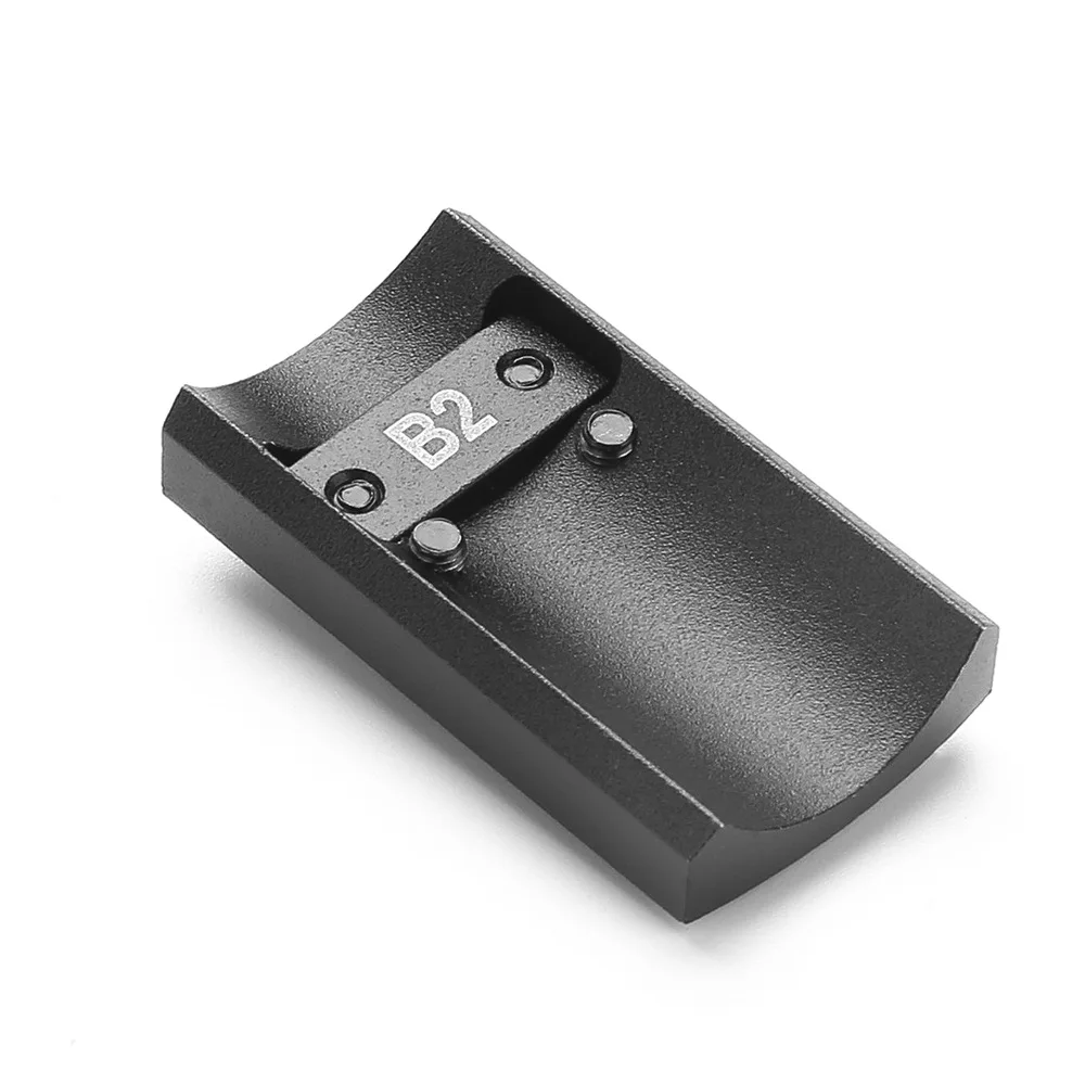 لوحة تركيب البصريات المعدنية باستخدام الحاسب الآلي: تناسب Beretta 1911، S&W M&P، HK USP، TS9، Glock - متوافقة مع Docter، Burris Frenzy Mini Red D