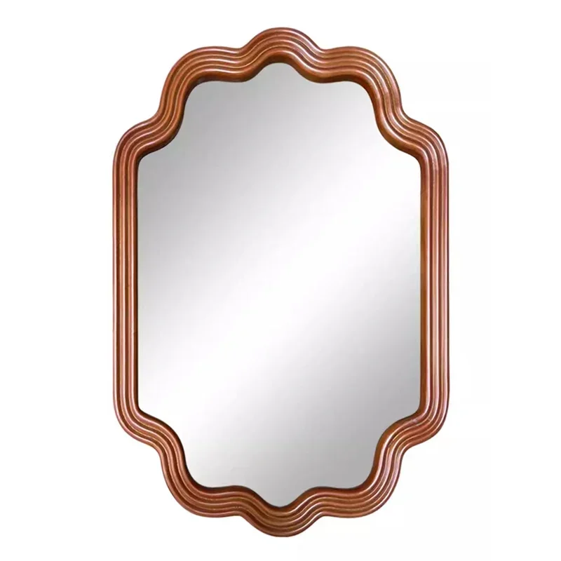 Espelhos retro estética decoração do quarto espelho irregular casa tamanho grande parede artes douradas sala de estar espejos decorativos decoração da