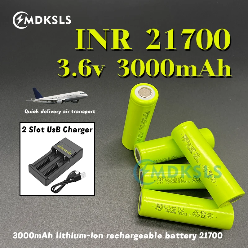 2025New 21700 3000mah 3,6 V 100% 40T batería recargable de iones de litio de alta descarga/capacidad PK 30T li-ion de alta potencia de descarga