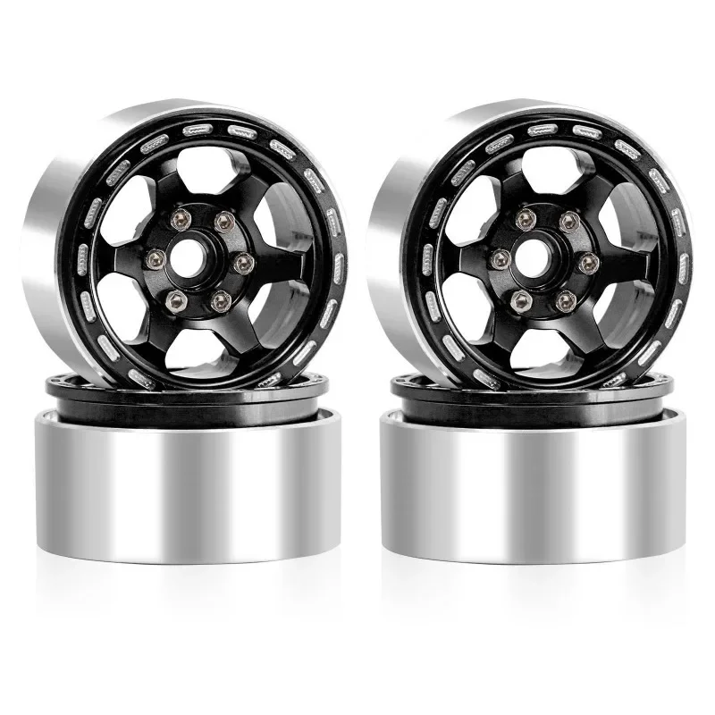 

4 шт. RC Car Duty 1.9 "лезвие Beadlock, ступица обода колеса для 1/10 RC Crawler Axial SCX10 Trxs TRX4 RC4WD D90 Redcat Gen