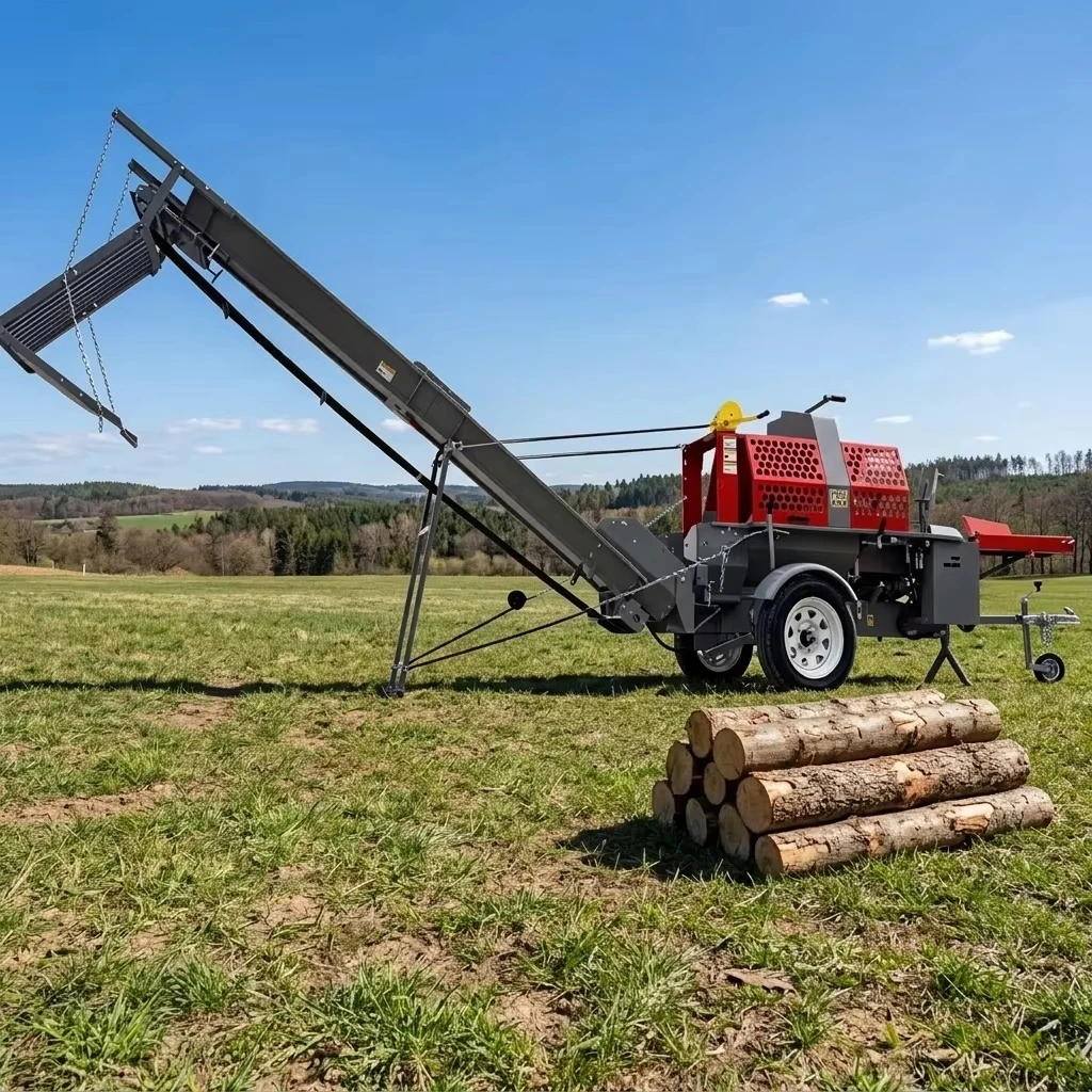 410mm Commercial Hydraulic Log Splitter V4125 Firewood Processor 15HP Electric Start Engine Bulk Order Discount For Dealers