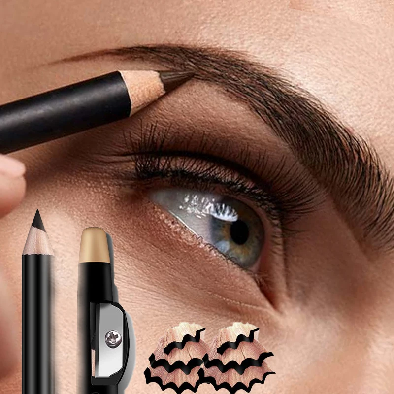 Waterproof Black Brown Eyebrow Pencil Long Lasting Microblading Matte Eye Brow Enhancers Tattoo Pen Eyes Pigment Makeup Cosmetic