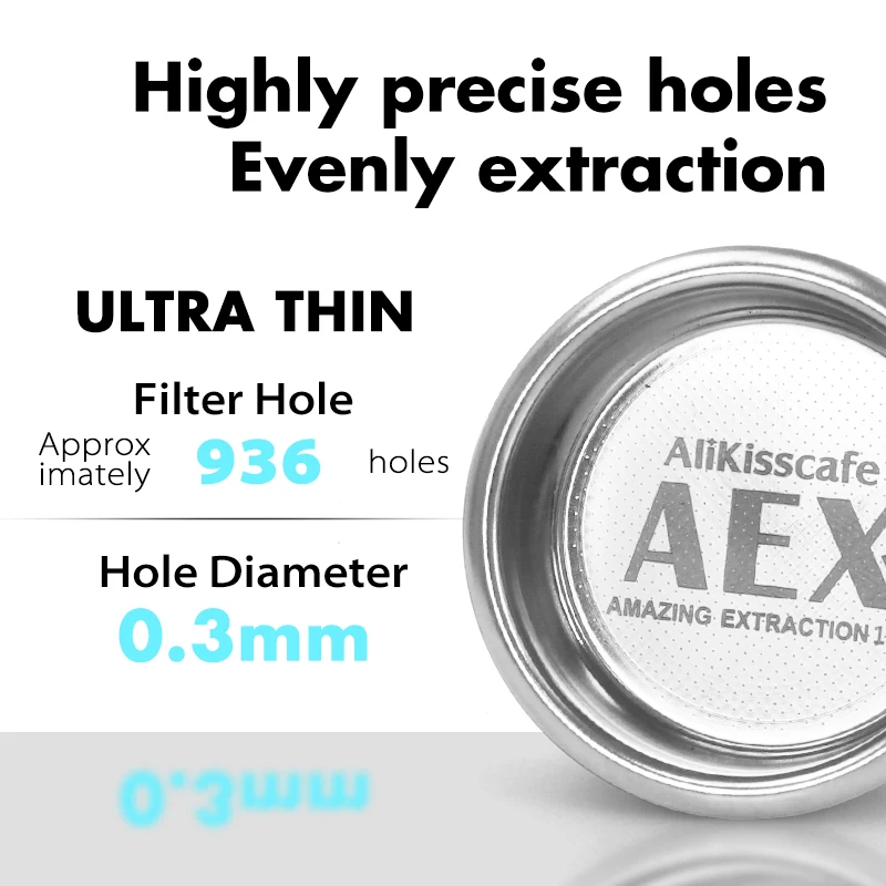 58MM Coffee Bottomless Portafilter Naked For E61 Gaggia Hibrew H10a Breville 920 Double Spout Espresso Accessories Barista Tools