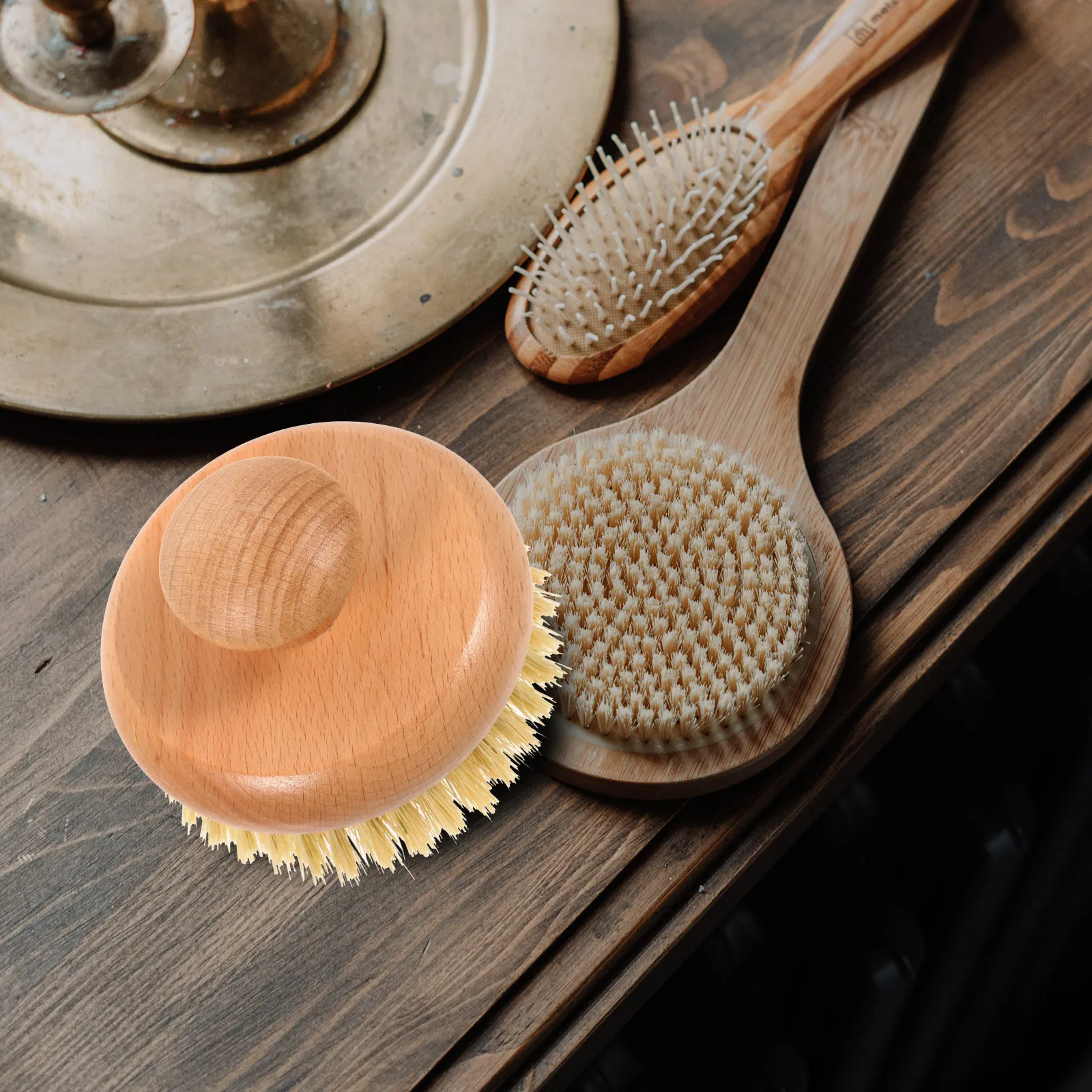 

1pc Handle Bathing Brush Deep Cleaning Exfoliating Back Scrubber Shower Tool Durable Lightweight Portable Shower Brush For Body