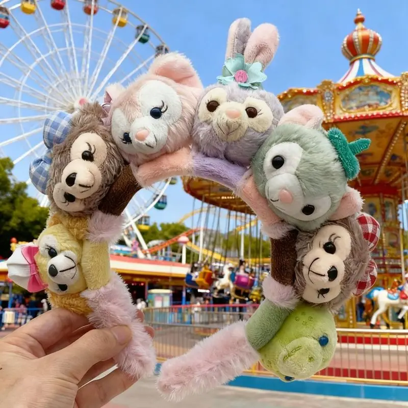 ديزني الكرتون أفخم دمية عقال لينا حسناء مشبك شعر لطيف دمية عقال دافي الدب ستار Dailu انفصال دمية الشعر التبعي #1