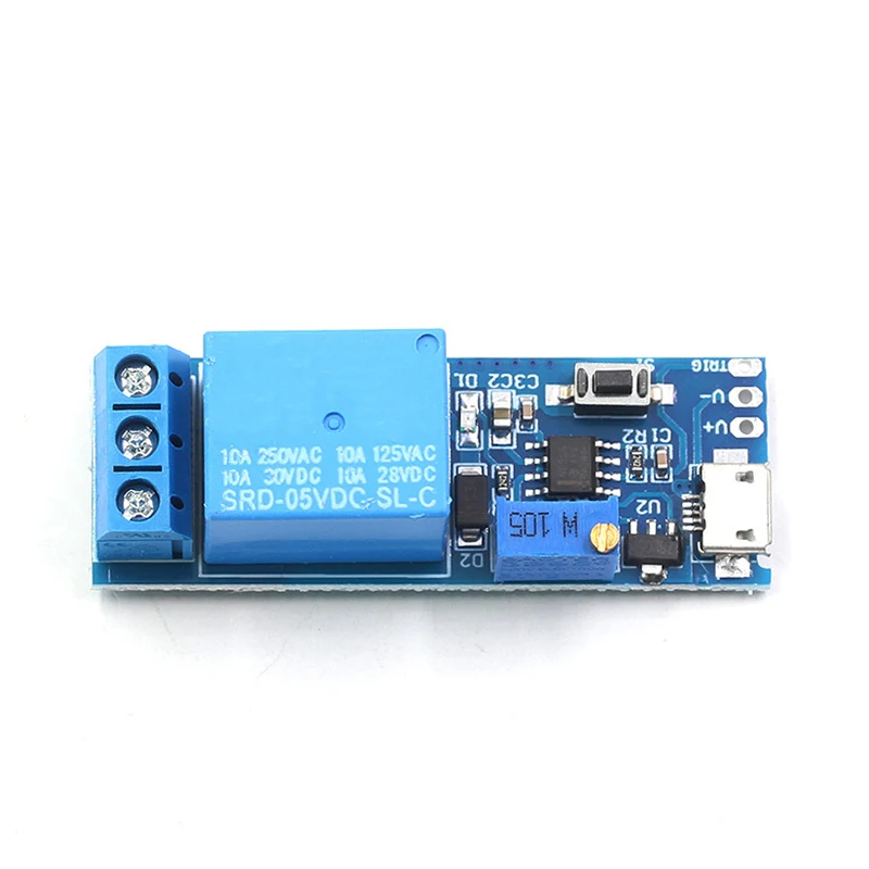 Wide Voltage 5V-30V Trigger Delay Relay Module Timer Module Delay On Delay Switch
