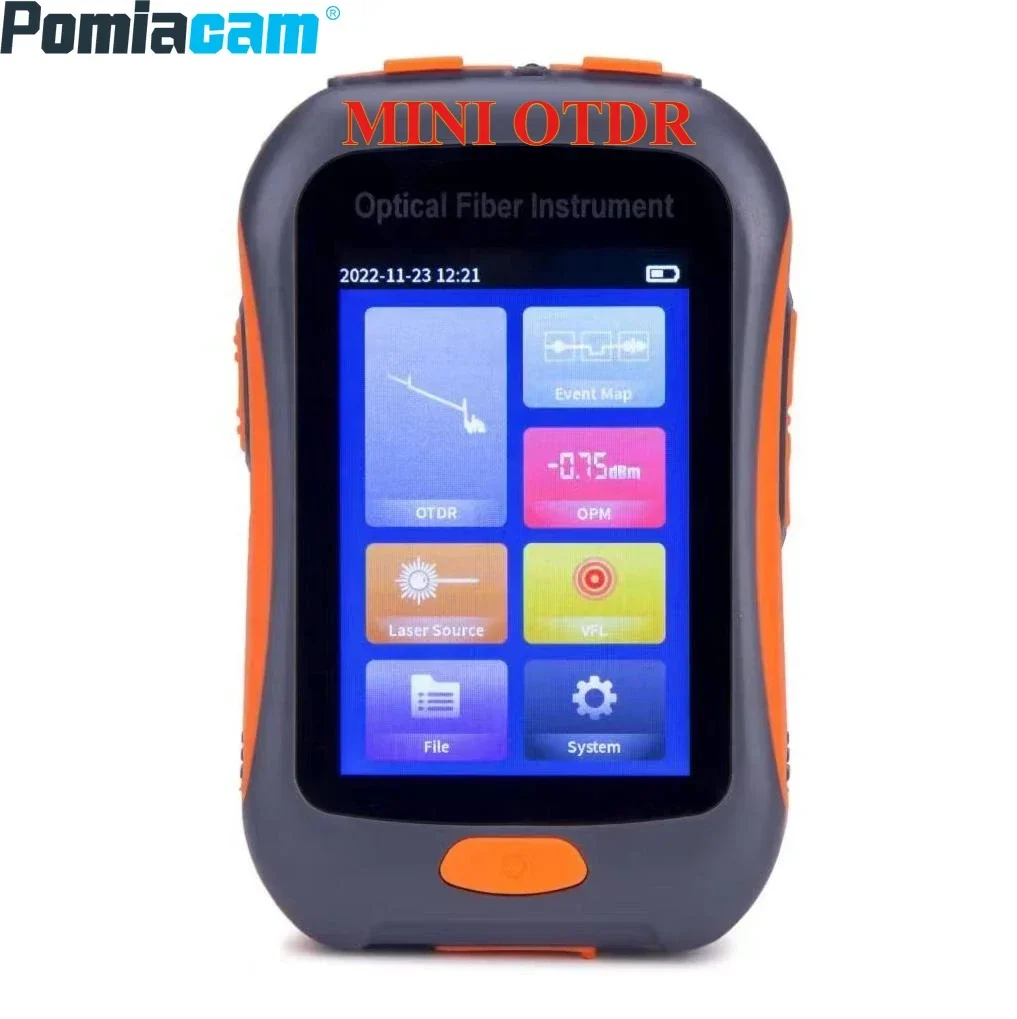 

NK2800 Optical Time Domain Reflectometer Mini OTDR with 80km Range and 3.5 Inch Touch LCD at 1550nm Wavelength Fiber Testing