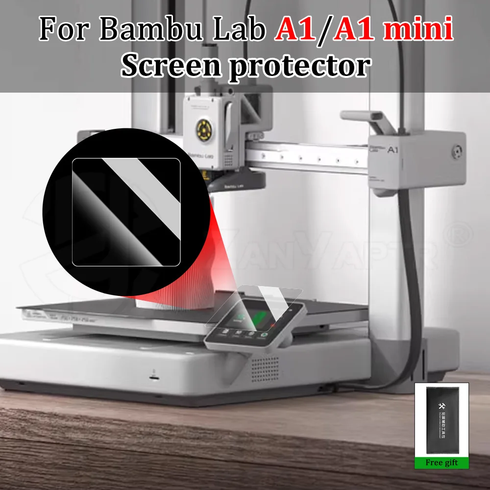 Bambu Lab A1 A1mini 3D Printer Screen protector Anti-Scratch Anti-Fingerprint High Definition Soft screen film 3D Printer Parts