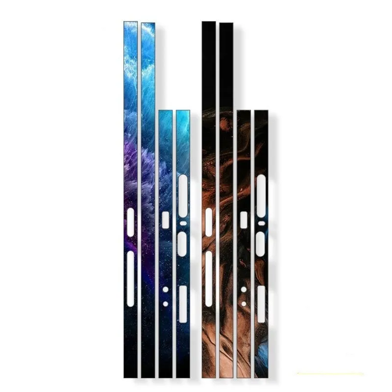 2PCS Colorful Skins Phone Sides Sticker Frame Film For IQOO12PRO  Matte Edge Skin For Vivo IQOO12PRO