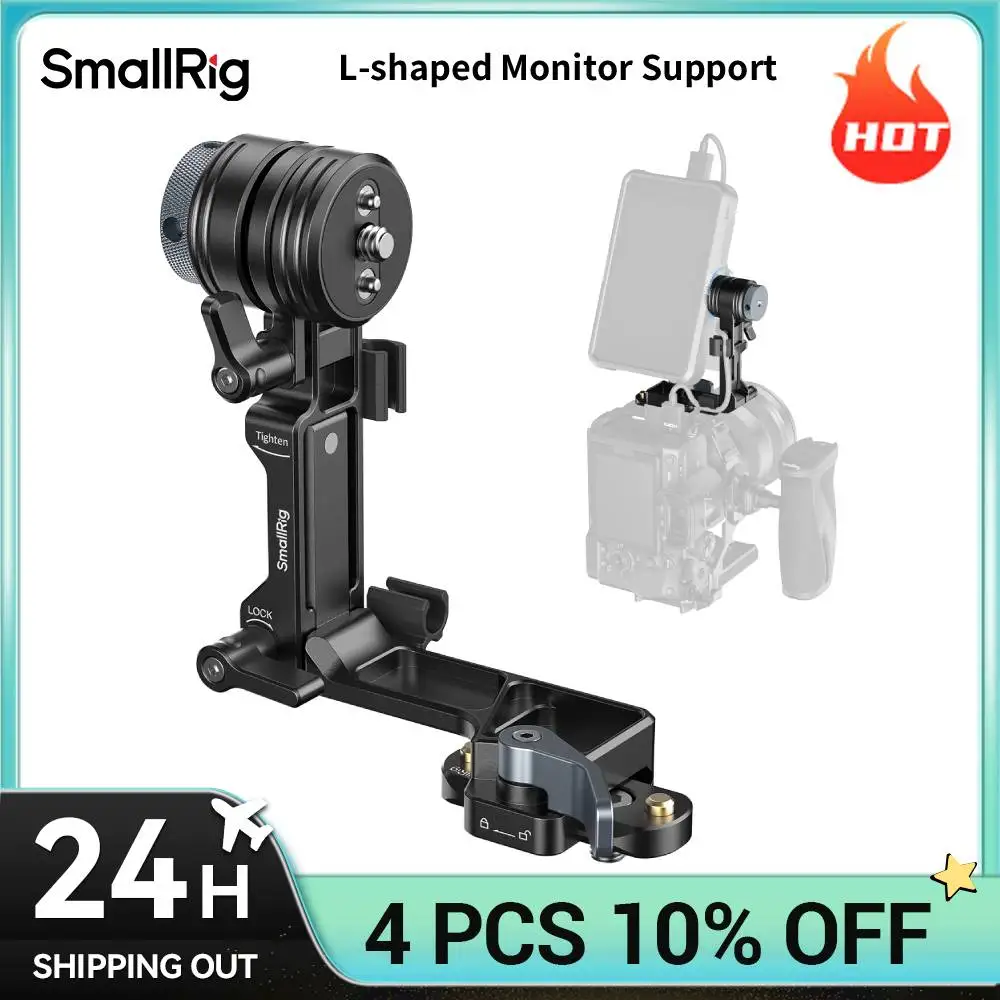 smallrig-l-shaped-monitor-support-stepless-damping-adjustment-quick-slide-mounting-with-2-cable-clips-adjustable-height-6315