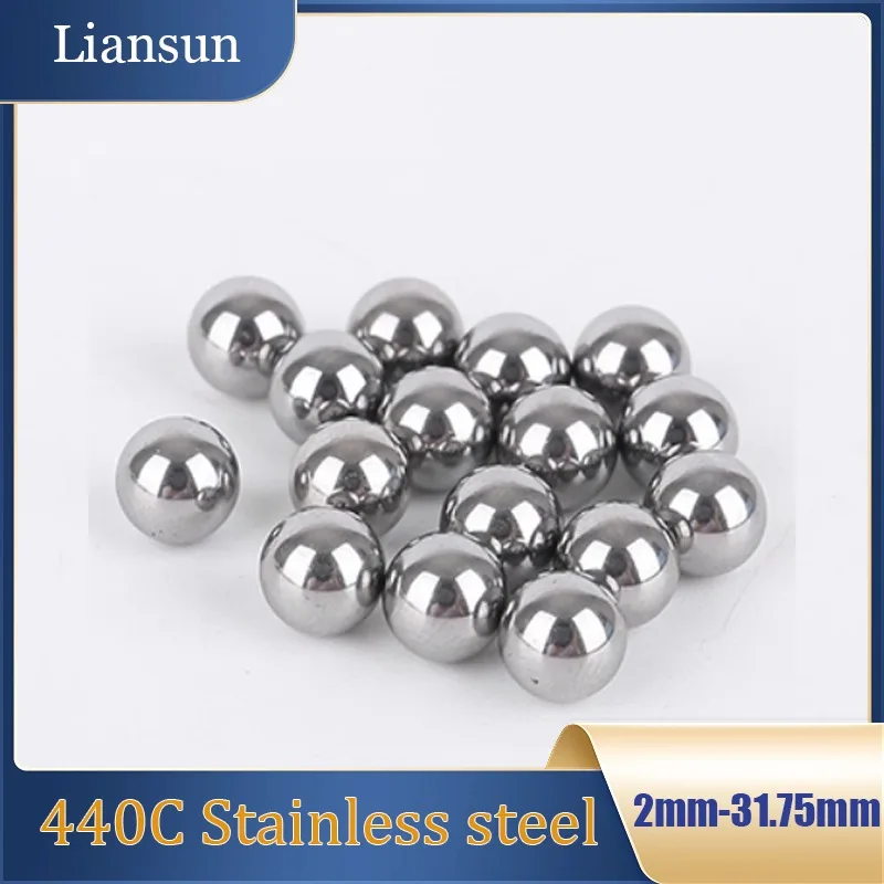 

440C High-Precision Stainless Steel Solid Balls2mm–31.75mm Wear-Resistant Corrosion-Resistant High-Hardness Solid Ball Bearings