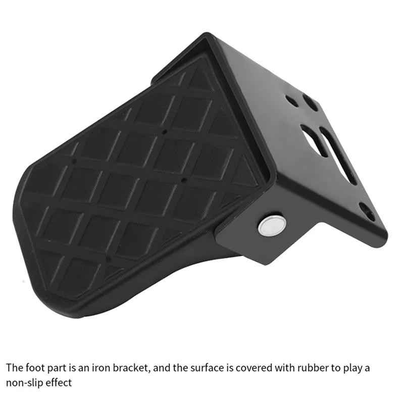 A45K-2PCS Folding Truck Bed Step Anti-Slip For Boat Trailer Bumper Pickup Truck Ladder Campers RV