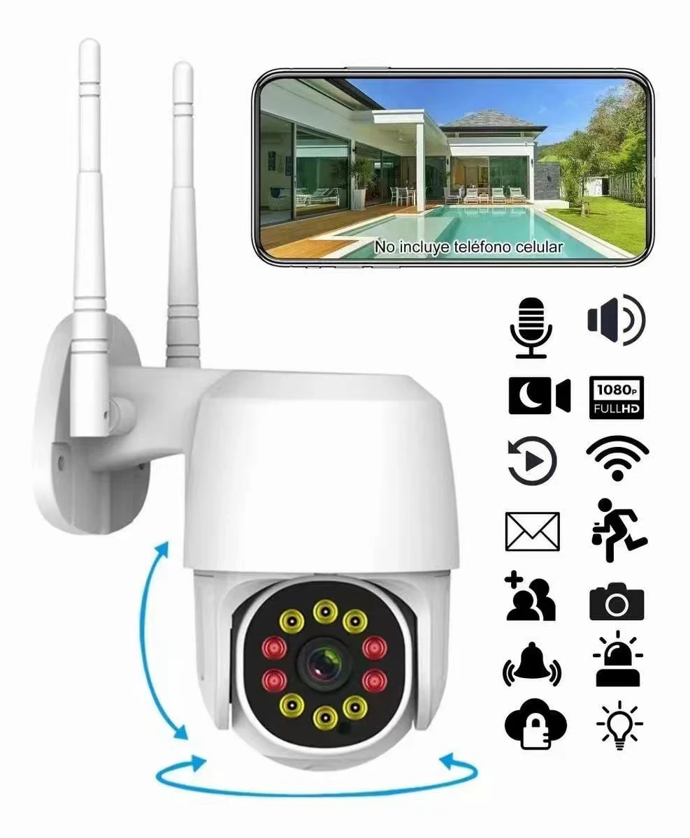 2.4G&5G Dual Band WIFI 390Eyes  Wireless PTZ  IP Dome Camera AI Humanoid Detection Home Security CCTV Baby Monitor