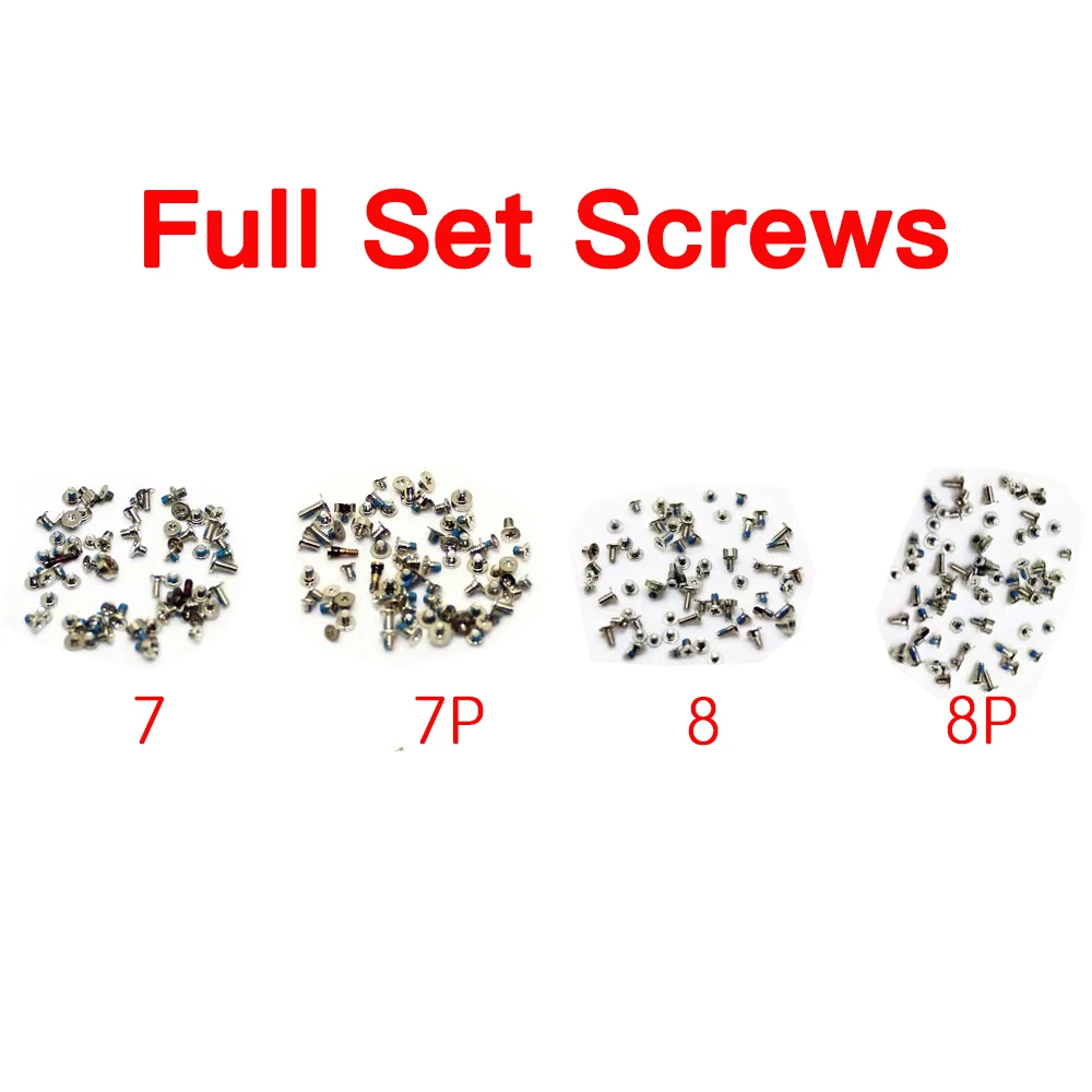 Internal LCD Parts Replacement For iPhone 7 8 Plus Front Camera Home Button Full Screws Set Ear Speaker ...