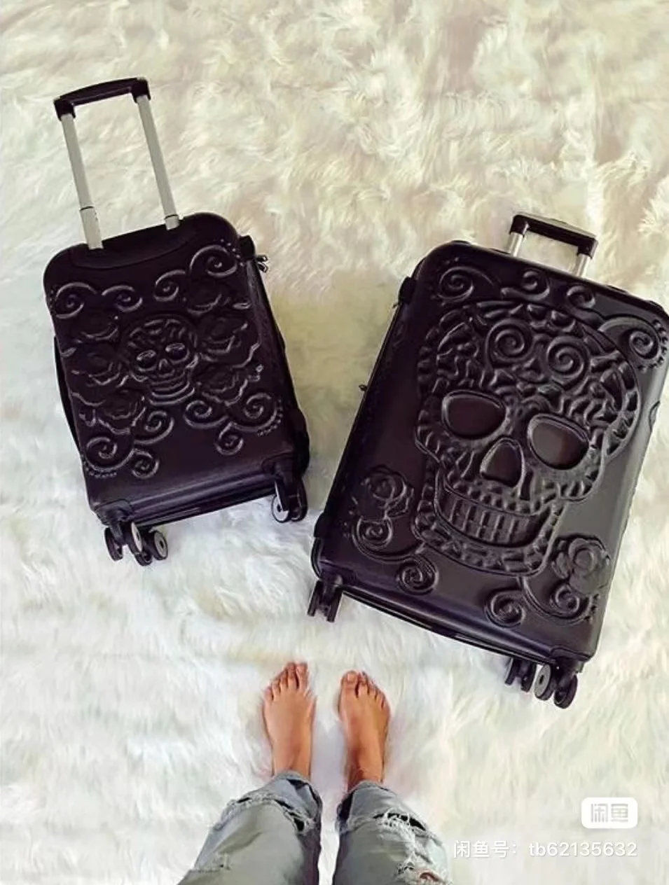 20"24"28" inch  Rolling Luggage Spinner Students Password Suitcase Carry on Trolley Suitcase Travel bag Punk Trend boarding box