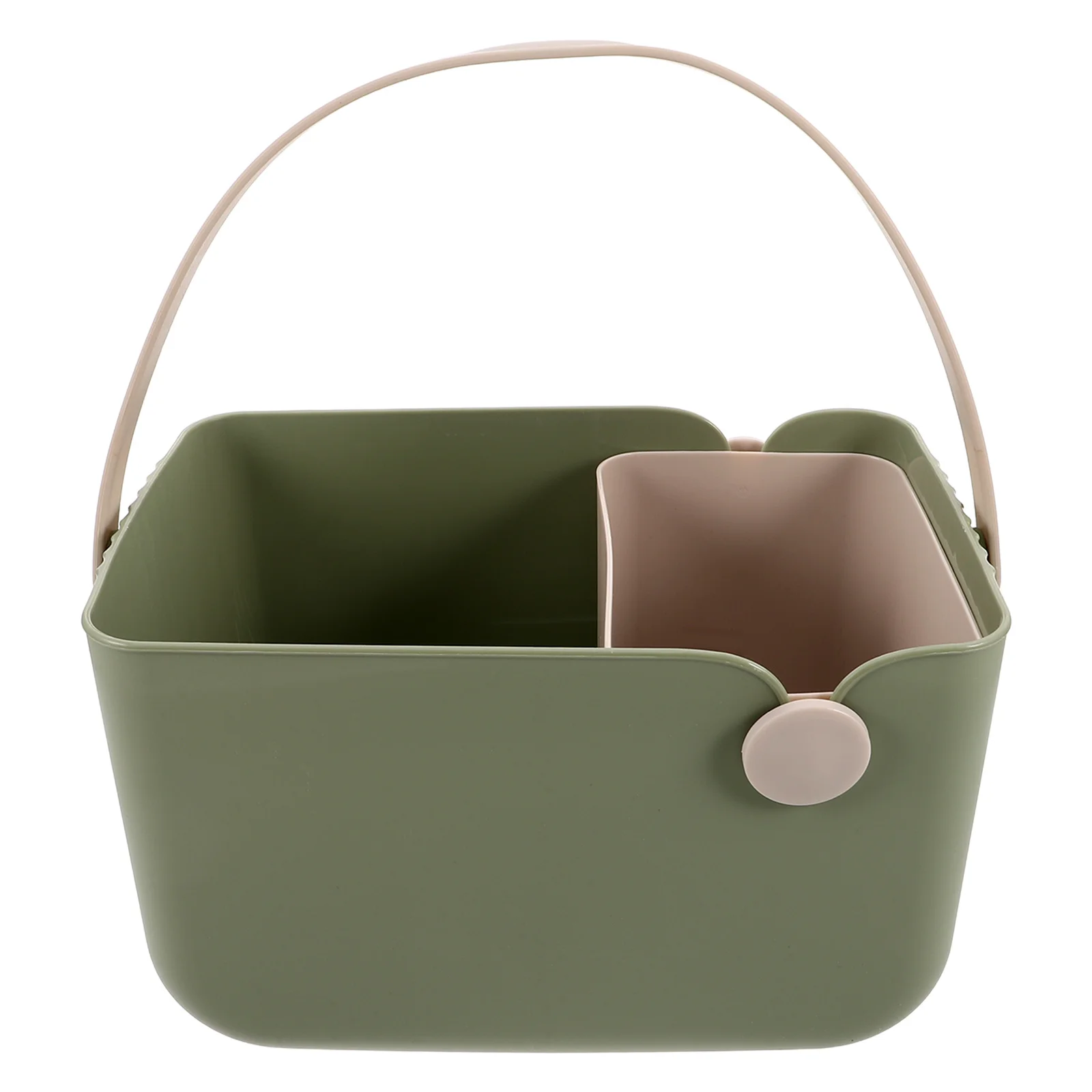 

Nordic Style Plastic Bathroom Basket Portable Handle Shower Organizer for Makeup Toiletries Kitchen Storage Bath Storage