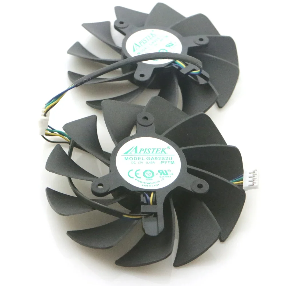 냉각 선풍기 VGA 선풍기, GA92S2U-PFTM, ZOTAC RTX3060 RTX3060ti HA HB 그래픽 카드용, DC12V 0.46A