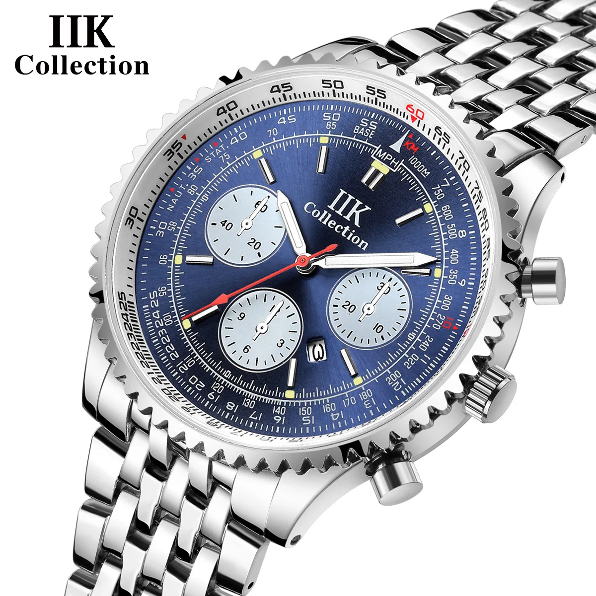 

Top Original Brand Watches For Mens Multifunctional Endurance Automatic Date Wristwatch Business Quartz Chronograph AAA+ Clocks