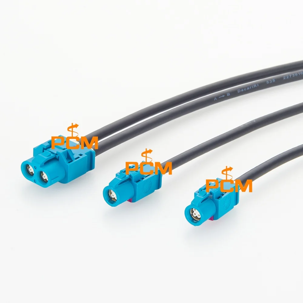 HSD Cable Z Code 4 Pin Y Splitter Automotive High Speed Data Cable Compatible Rosenberger D4K10C-1D5A5-Z D4K10A-1D5A5-Z
