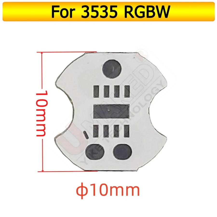 1000 قطعة رقاقة RGB 20 مللي متر LED PCB لرقائق RGB ، قاعدة لوحة الألومنيوم بالوعة الحرارة ، DIY لضوء المصباح ضوء فلاش ، مصباح الضوء الداخلي الخ #2