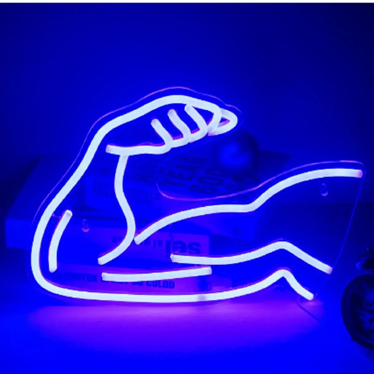 Muscular arm Snake Neon Light Sign USB Dimmable LED Neon Sign Wall Decoration for Man Cave Bedroom Livingroom Party Gifts
