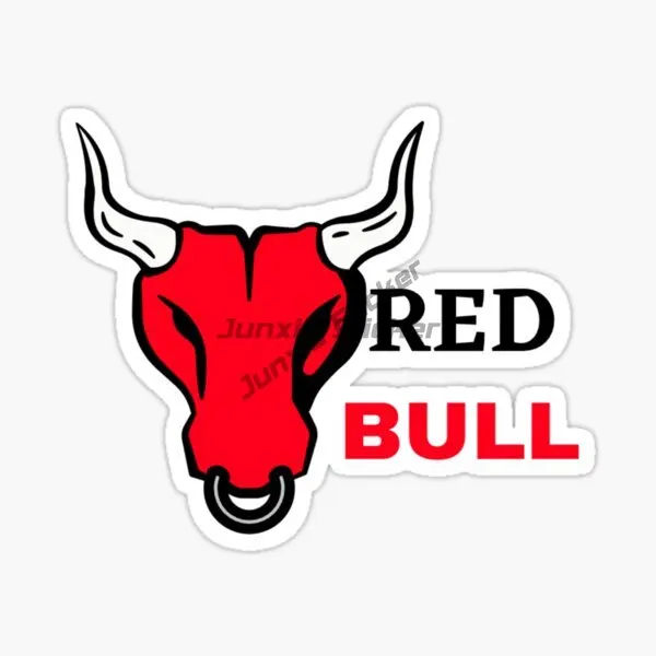 Angry Red Bullfight Car Stickers Vinyl Sticker Decal for Windows, Bumpers, Laptops Waterproof Car Accessories