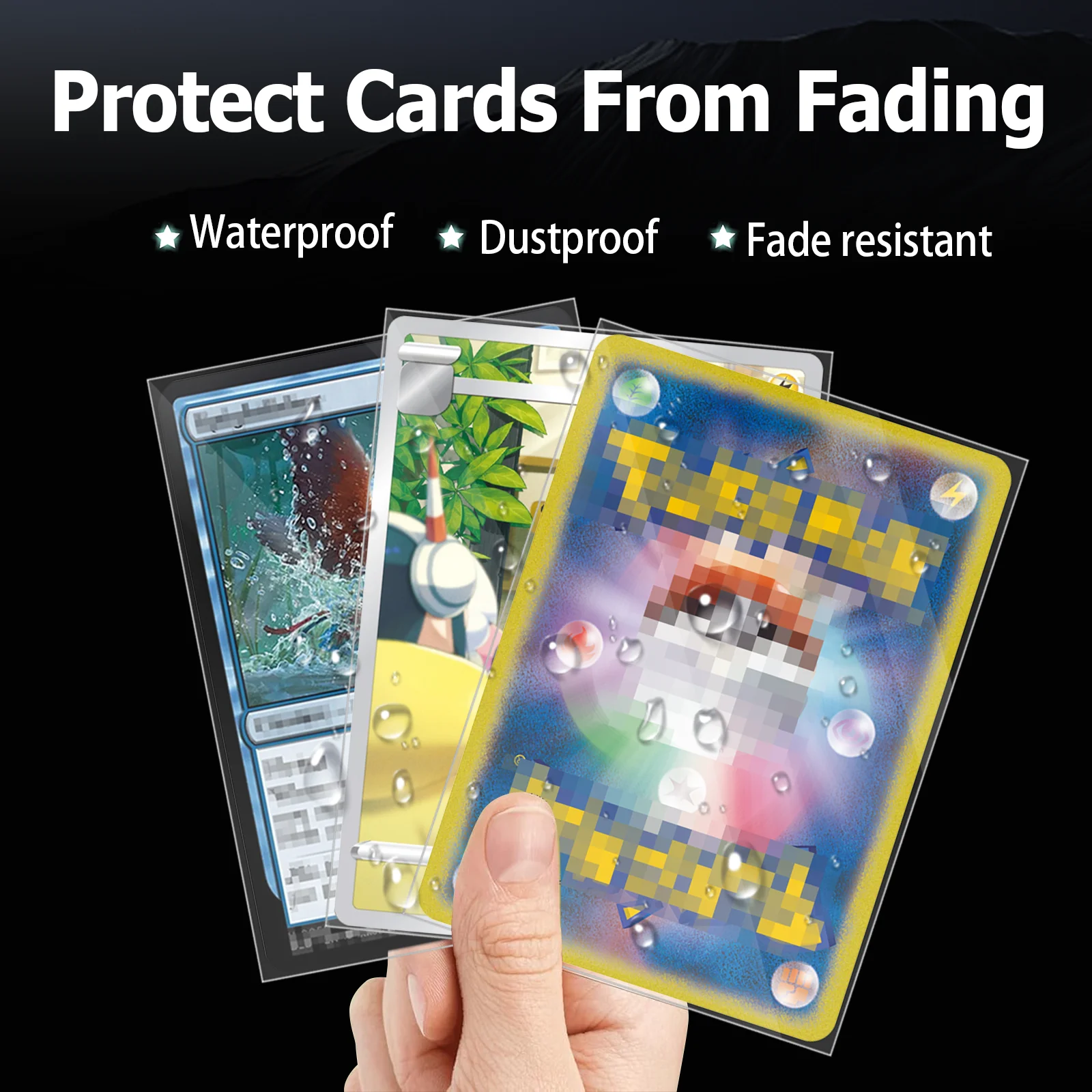 waterproof card sleeves China Board Game Henwei Credit Holographic Photocard - Printed Card Sleeves and Protective Card Sleeves price 25 or 50 x Card Sleeves Advantage 1 10 Packs Social Security Card