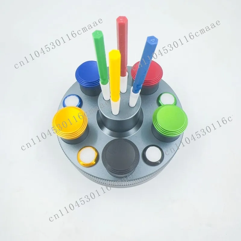 High-quality Watch Repair Tools, All-metal Round Oil Pan and Oil Pen Set, Rotatable Base, Watch Repair Watchmaking Machine