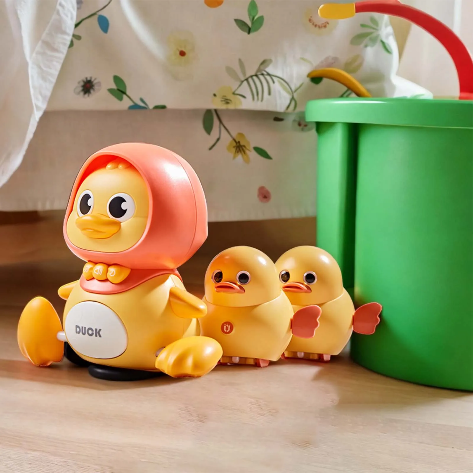 

Auto Baby Toy Early Learning Development with Music and LED Light Interactive Ducks Toys For Infant 12-18 Months Learning Skills