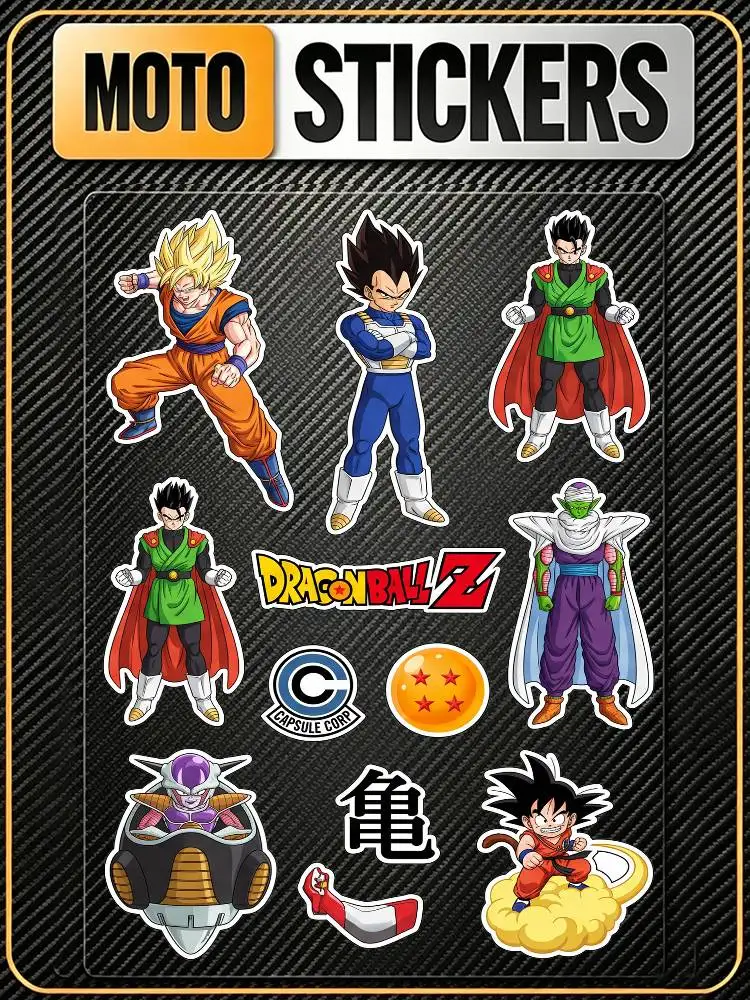 DRAGON BALL Fashion Universal Scratch Resist Reflective Waterproof Stickers For Auto Motorcycle Helmet Mug Refrigerator