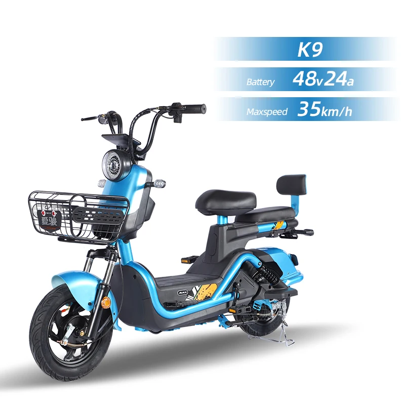 China Factory Electric Bike 500W Adult Moped Electric Scooter City Electric Bicycle Battery Not Included Bicycle Frame OEM