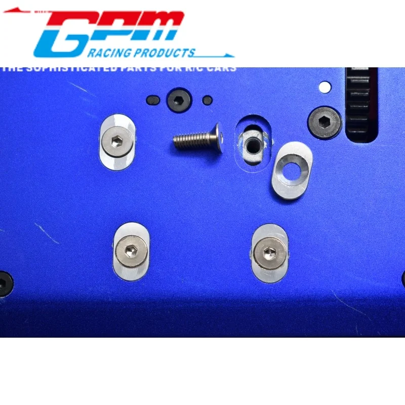 GPM SLE007 ALUMINIUM 7075-T6 FIXING MOTOR BASE REINFORCEMENT FOR TRAXXAS 1/8 SLEDGE RC Upgrade