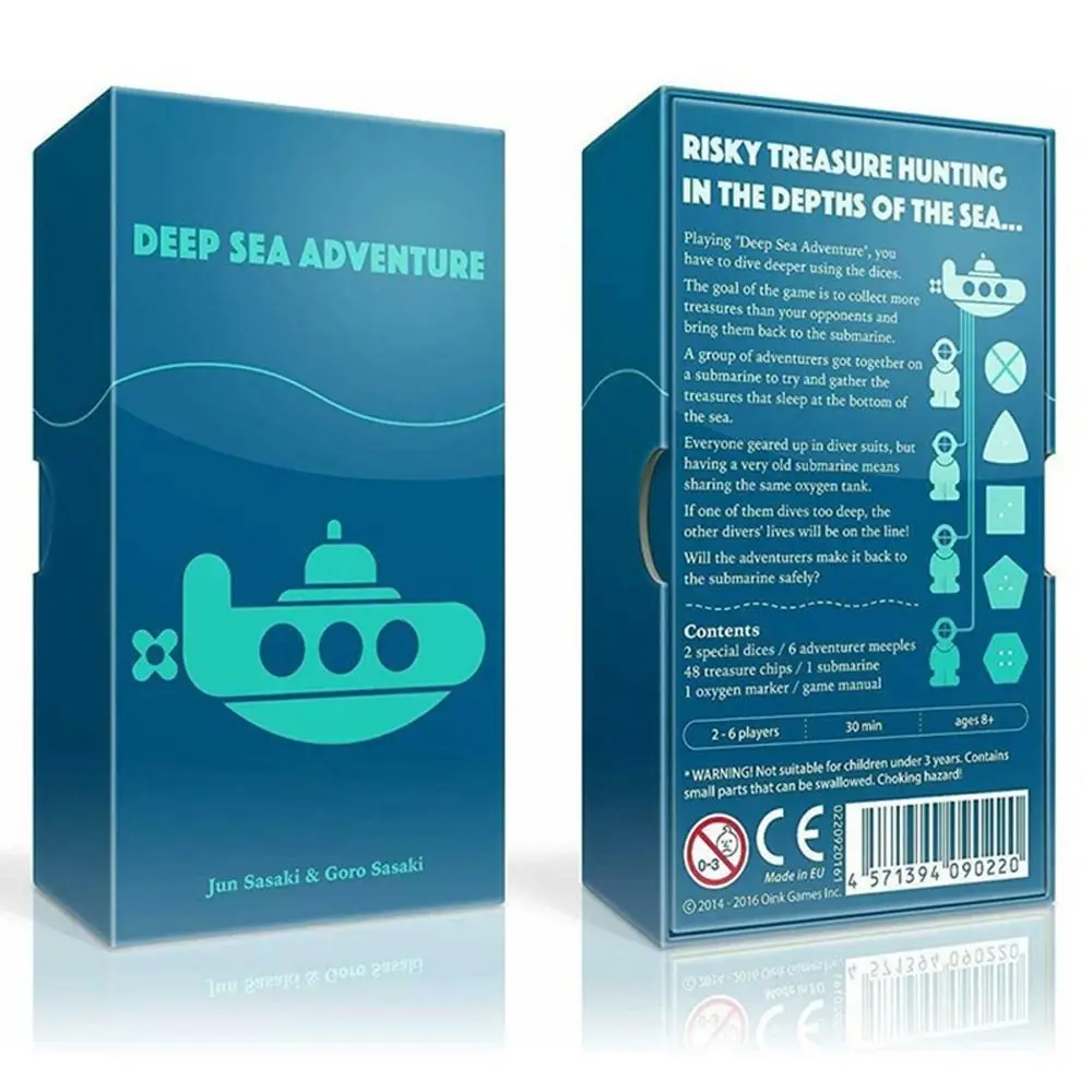 Personality Expanding For Kid Gift Family Game Party Game Deep Sea Adventure Game Funny English Toys Cards Game Board Game