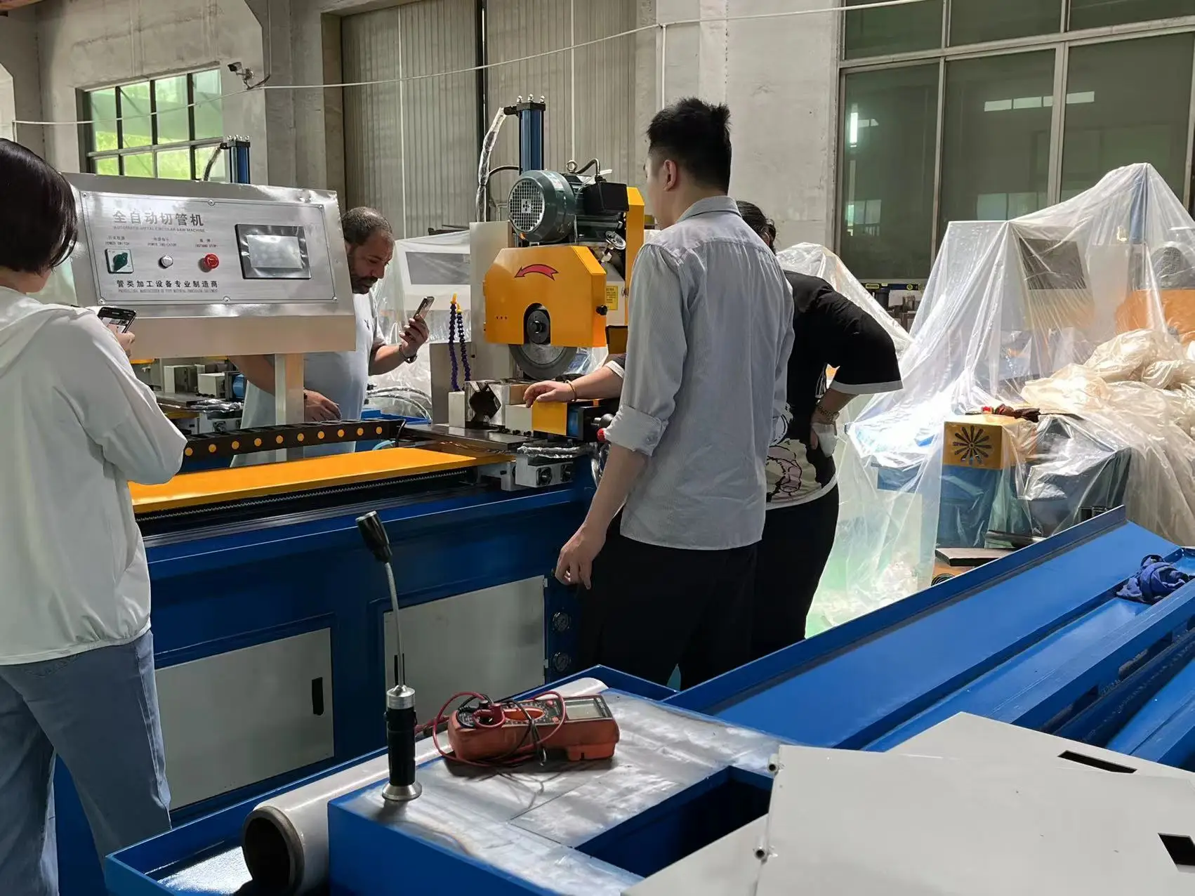 Electrical Pipe Cutting Machine With Auto Feed - Simplify Your Pipe Cutting Workflow