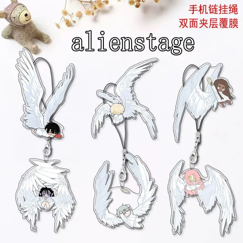 Anime Alien Stage Handy-Lanyard Luka Ivan Till Mizi Hyuna Sua Acryl-Schlüsselanhänger Anhängerketten für Accessoires Taschen Fans