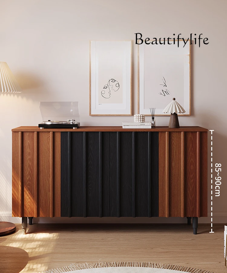 

Nordic medieval entrance cabinet, living room partition, door decoration partition locker