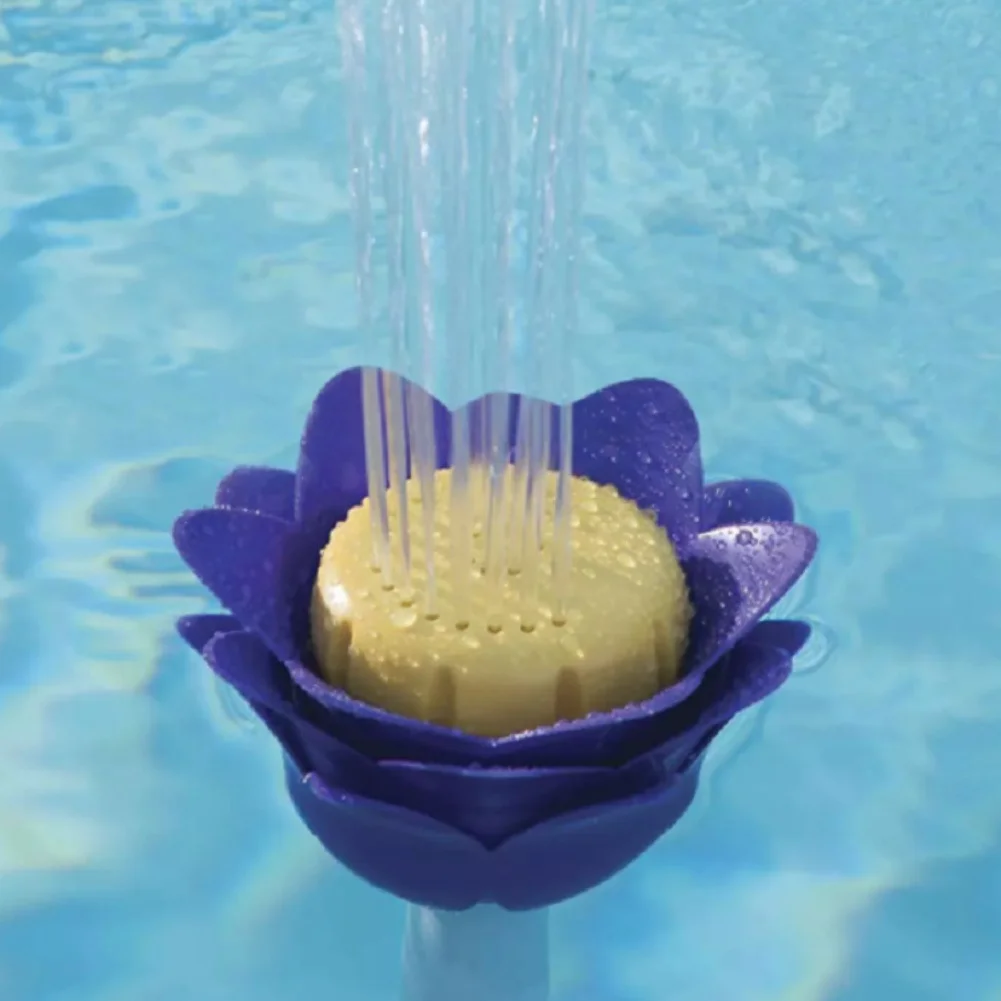 

Фонтан для бассейна с цветочной формой и регулируемым распылением водопада для улучшенных функций наружной воды