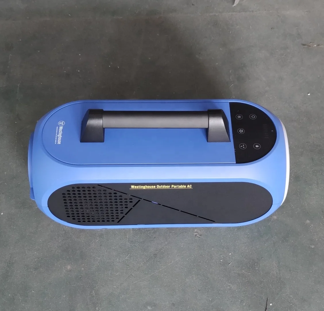 Rechargeable DC Compressor Chilling  Battery Powered Portable Mini Air Conditioner for Camping Outdoor